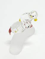 Сувенир "Пара попугаев", 4*3 см, хрусталь Asfour, Египет, новый