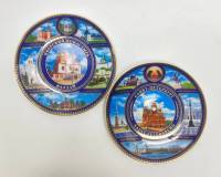 Тарелки панно декоративные настенные, 2 шт