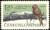 (1965-069) Марка Чехословакия "Малый Редполл "    Горные птицы III Θ