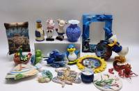 Сувениры разных стран фигурки 19 шт магниты шкатулка 