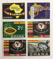 --  Набор марок Гана 6 шт.  Негашеные , III O