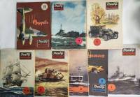 Набор журналов (8 шт) Maly Modelarz 1977 № 1, 2, 3, 4, 5-6, 8, 9, 12 Польша Мягкая обл.  с. С цв илл
