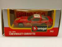 Модель авто 1:43 Chevrolet Corvette Bburago в коробке made in Italy