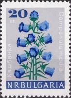 (1966-100) Марка Болгария "Колокольчик"   Садовые цветы II Θ