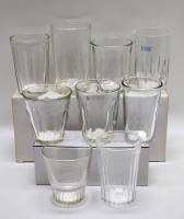 Стаканы 9 штук стекло разные