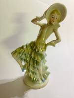 Статуэтка "Танцовщица" Германия, 1950-1980 гг, фарфор, роспись, люстр, золочение