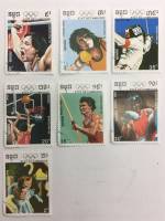 --  Набор марок Камбоджа 7 шт.  Гашёные , III Θ