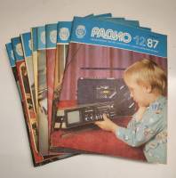 Набор журналов (12 шт) Радио 1987 № 1-12 Москва Мягкая обл. 750 с. С цв илл