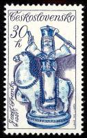 (1978-060) Марка Чехословакия "Всадник на коне"    Словацкая керамика III Θ