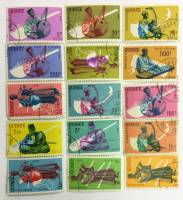 --  Набор марок Гвинея 14 шт.  Гашёные , II Θ