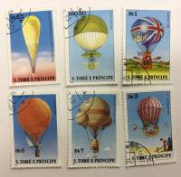 --  Набор марок Сан-Томе 6 шт.  Гашёные , III Θ