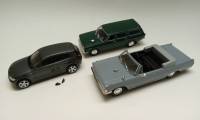 Модель авто 1/43 3 шт ЗИЛ 117Б ГАЗ 4 02 Волга и BMW 1 Series нужна подклейка зеркал (в наличии)