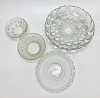 Фруктовница + конфетница + 2 креманки, стекло