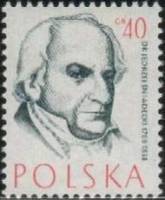 (1957-017) Марка Польша "Анджей Снядецкий"   Знаменитые врачи №1 I Θ