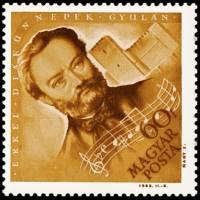 (1963-024) Марка Венгрия "Ференц Эркель"    70 лет со дня смерти Ференца Эркеля I Θ