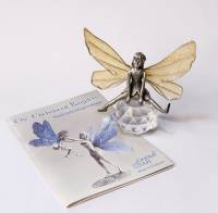 Сувенир Фея на шаре Errin 6,5 см металл кристаллы Crystal Art новый