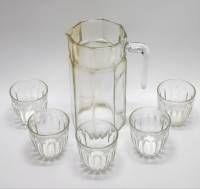 Графин и 5 стаканов стекло