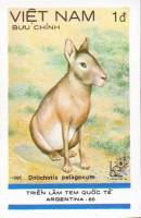 (1985-038a) Марка Вьетнам "Патогонская мара"  Без перфорации  Выставка марок Argentina`85 III Θ