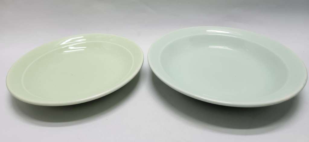 Тарелки глубокие мятного цвета 7 шт 