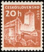 (1960-012) Марка Чехословакия "Замок Кост"   Замки и усадьбы (Стандартный выпуск) II O