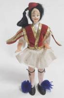 Кукла "Арлекин", пластик (сост. на фото)