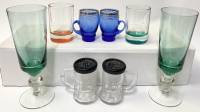 Рюмки бокалы 8 шт 4 пары стекло 