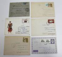 Набор конвертов Российской Империи, Польши, разные года (6 штук) (см. фото)