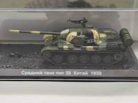 Модель масштабная Средний танк тип 59 Китай 1959 в коробке