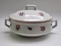 Супница Дулево с крышкой 1953 г