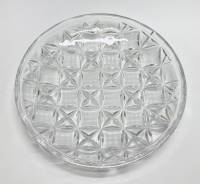 Блюдо ЛЗХС хрусталь СССР диаметр 25,5