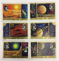 --  Набор марок Гвинея 6 шт.  Гашёные , III Θ