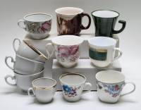 Чашки чайные кофейные разные 11 штук 