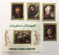 Набор из 4 марок + 1 блока, Мавритания, Гашёные, III Θ (сост. на фото) 