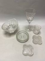 Хрусталь СССР набор из 6 предметов фужер, стопка, креманки