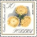 (1966-047) Марка Польша "Амбербоа мускусная"   Садовые цветы II Θ