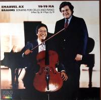 Пластинка виниловая Yo-Yo Ma Emanuel Ax Brahms Sonatas for cello and piano RCA 300 мм. Excellent