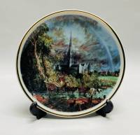 Тарелка декоративная Англия, на подставке