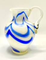 Кувшин цветное стекло гутная техника