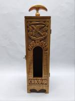 Футляр Короб для бутылки Крикова Cricova дерево резьба 