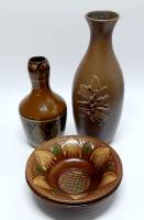 Набор посуды, 4 предмета, керамика, СССР(сост на фото)