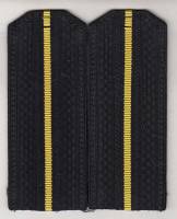 Погоны  "Съемные младших офицеров ВМФ СССР" 12,5 см 