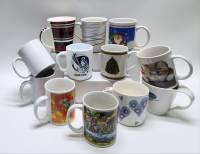 Кружки чашки чайные 12 шт разные