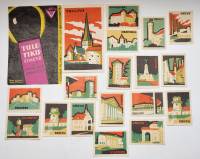 Набор спичечных этикеток Прибалтика СССР 19 шт