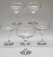 Бокалы фужеры для мартини шампанского 6 штук