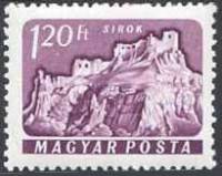 (1961-018) Марка Венгрия "Широк"    Замки (Стандартный выпуск) I Θ