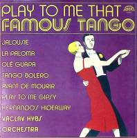 Пластинка виниловая Vaclav Hybs orchestra Play to me that famous tango Supraphon 300 мм. Near mint