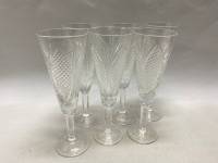 Фужеры для шампанского, 6 шт хрусталь СССР