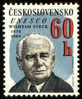 1976-003 Марка Чехословакия В. Пик   Личности III Θ