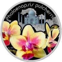 2013 Монета Остров Ниуэ 1 доллар Орхидея  Серебро Ag 925  PROOF Коробка Сертификат