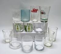 Стаканы 13 штук разные 